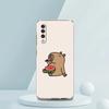 Cute Capybara Phone Case For Samsung A16 A14 A12 A22 A32 5G A34 A42 A52 A54 A50 A70 A72 A30 A40 A20E A10S A02S A04S A06 Cover