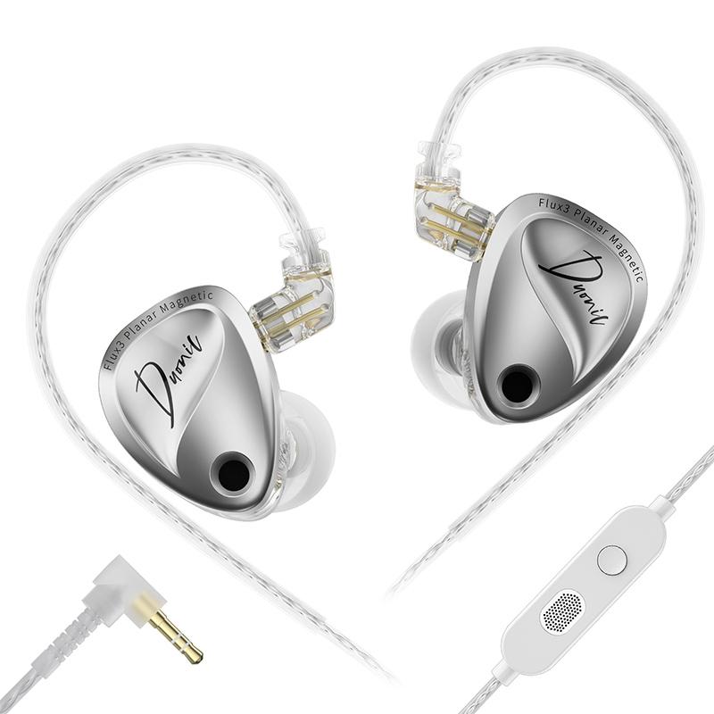 KZ Duonic In-Ear Wired Earphones with Super Stroke Three Magnetic Planar Driver Earphone HM Acoustic Tuning HiFi IEM