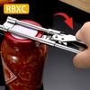 Регулируемая открывашка RBXC для банок из нержавеющей стали, ручная открывалка для бутылок для слабых рук, удобная ручка, кухонные аксессуары, гаджеты, инструменты