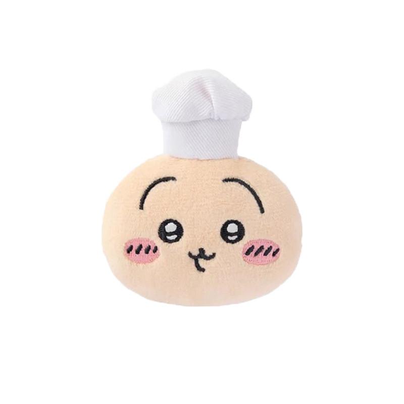 Plush Cartoon Chiikawa Pin With Restaurant Chef Hat Design For Home Toy Gift