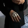 Преувеличенные неровные металлические плиссированные кольца для женщин Винтажные Минималистичные Кольца с индивидуальностью Ювелирные изделия Подарки