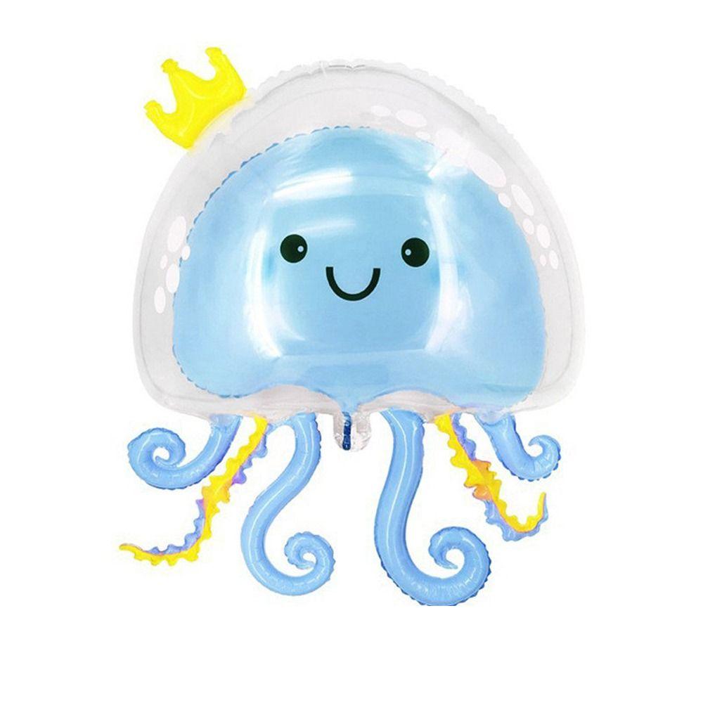 Double-layer Crown Jellyfish Floating Balloon Cute Birthday Party Decor Baby Shower