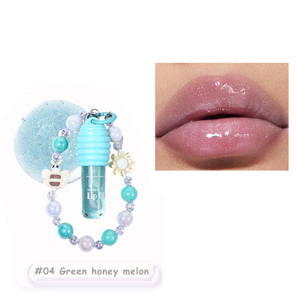 Mirror-Finish Lip Oil for Women - Tinted Hydrating Lip Gloss, Portable Lipstick for Daily Moisture