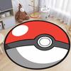 Круглый коврик с узором Покебола для гостиной, спальни, декоративный коврик, ковер в стиле аниме, ковер в виде круга, детский коврик для игр и ползания, коврик для пола в комнату