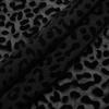1/2/3yards Black Color Spandex Leparod Flocking Mesh Fabric Stretchy African Net Fabrics Nigeria George Fabric for DIY Sewing