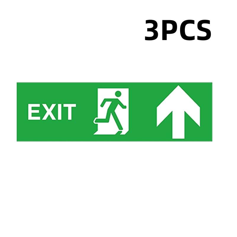 NEW 1/3Pcs Doors Stairs Home Garage Bumper Waterproof Warning Signage Design Safety Signage Car Parts