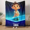 1 шт., Плед для домашнего декора в стиле Disney Pixar Лука. Идеально подходит для дивана, кровати, путешествий, кемпинга, автомобиля