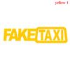 Funny FAKE TAXI Car Auto Sticker FakeTaxi Decal Emblem Self Adhesive Vinyl Universal For BMW Ford Toyota VW Honda Kia Opel Kia