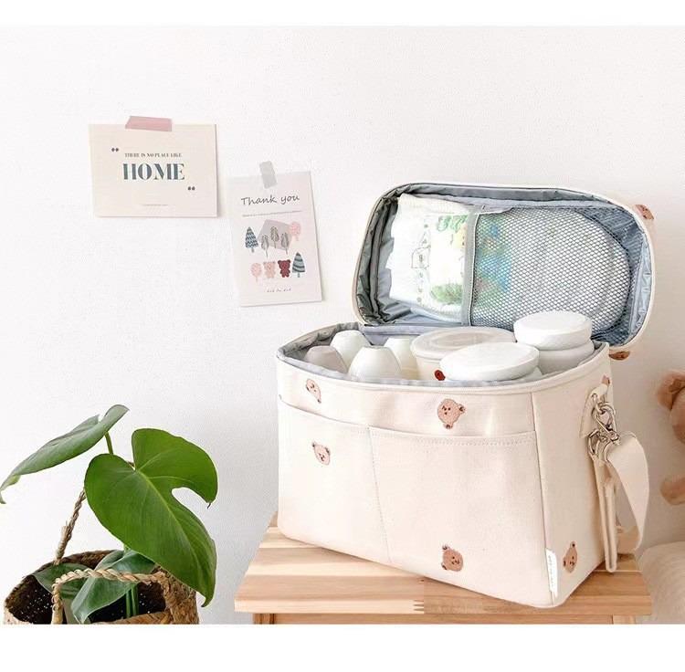 Новая детская термосумка для коляски в корейском стиле «Маленький медвежонок» – Портативная сумка для мамы