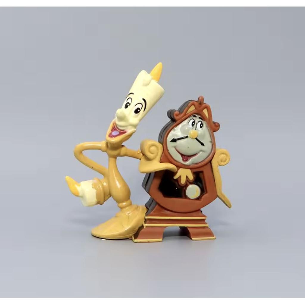  Beauty and the Beast Figurine Set of 6, 10-12 cm Resin Collectible Statues, Exquisite Gift