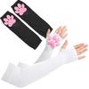 Ice Silk Cooling Sleeves Cover UV Protection Arm Sleeve  Sun Protection