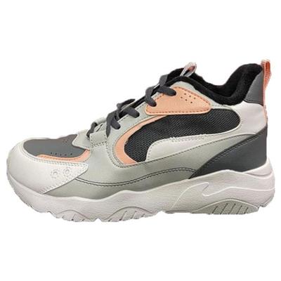 Удобные универсальные амортизирующие прочные низкие кроссовки для бега женские кроссовки серые черные белые AGCS394-1