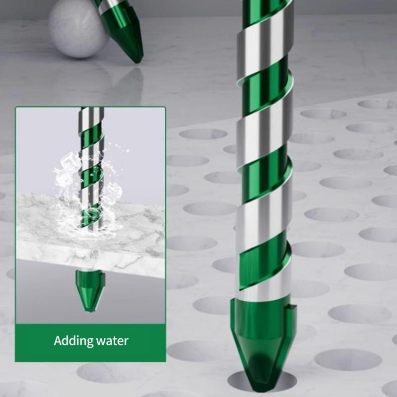 Multifunctional Hexagonal Shank Eccentric Drill Carbide Triangular Bit Steel Four-Edged Hole Opener