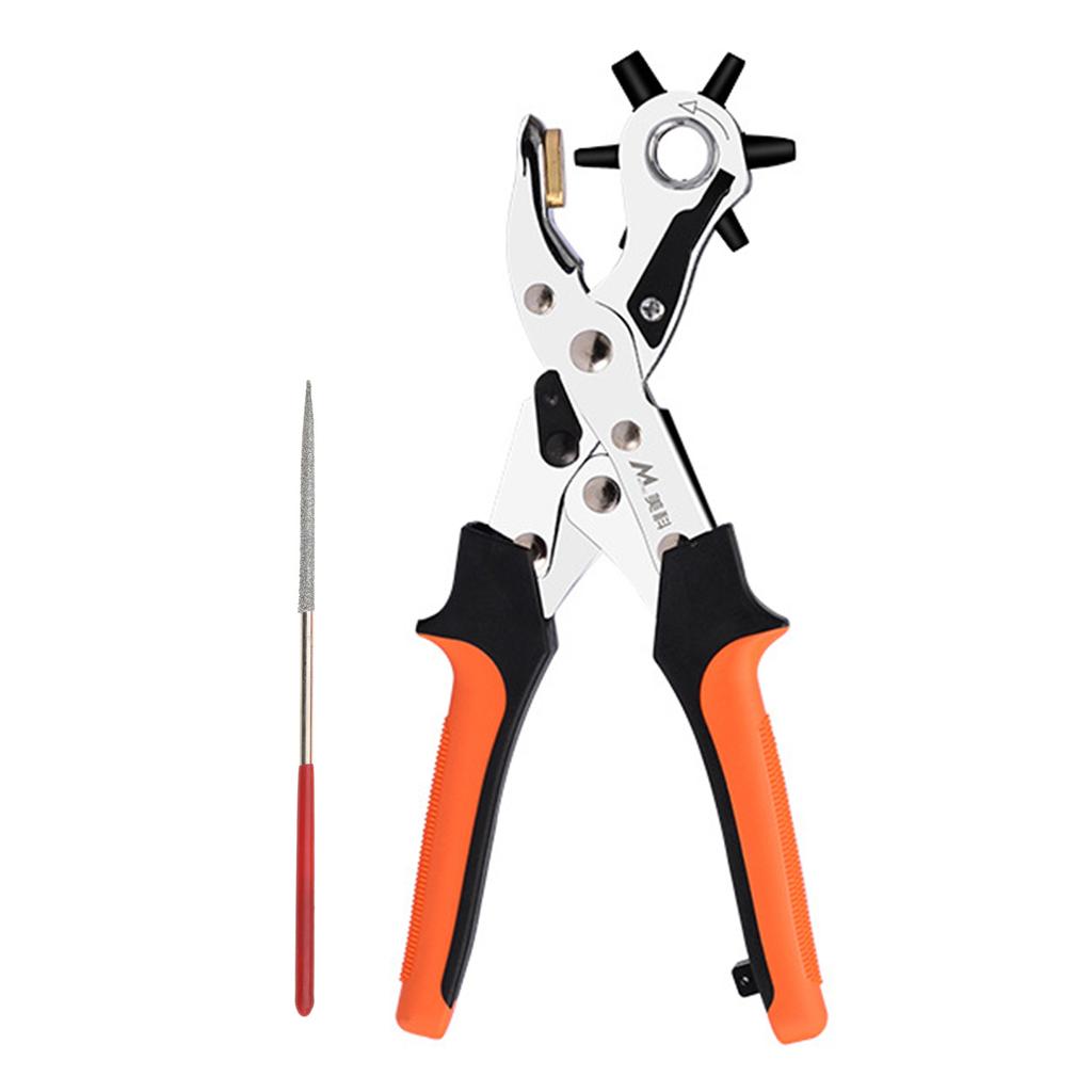 Professional Leather Hole Puncher Leather Punch Tool for Belts Watch Bands Handbag Straps Leather Hole Puncher for Craft