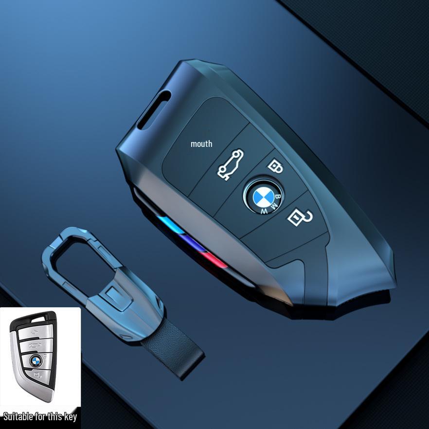 Чехол для ключа BMW: Подходит для 26 моделей, включая 5 Серию, X5, X1, 525, X3, X7 и 3 Серию.