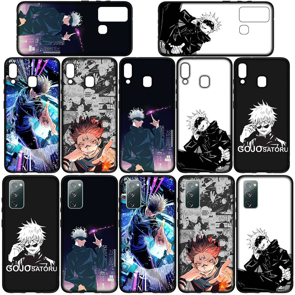 Чехол для iPhone 17 16 15 Xiaomi Poco F8 F7 X7 X6 M8 C85 C75 C71 Redmi Note 14 13 12 11 Pro Max A4 14C 13C 15C Мультяшный Jujutsu Kaisen Годжо Сатору Чехол