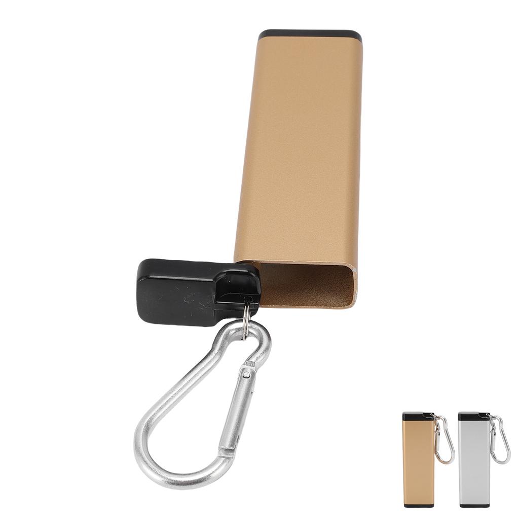 Metal Storage Tube Bottle Keychain Airtight Container Aluminum Alooy Water Proof for Outdoor Camping