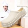 Men Chef Shoes Man Summer Beach Slippers Water Proof Oil Proof Kitchen Shoes Non Slip Garden Clogs Hotel Work Shoe EVA Sandal