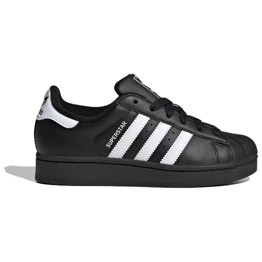 Adidas Superstar 2 J Black White 2025 Kids Sneakers Core-Black Cloud-White JH9977