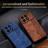 For Xiaomi Poco X6 Pro Back Cover Skin Feel Shockproof Leather Phone Case Soft Funda For Poco X6 Pro Capa Bumper