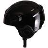 North Peak NP-2510 Helmet Head Protector for Snowboarding and Skiing, Black, Size S-M