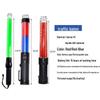 LED Traffic Baton Warning Stick, Handheld Flashing Glow Stick, Night Safety Sign
