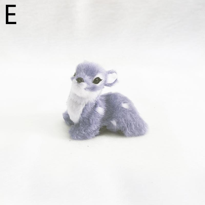 1 шт. садовый пейзаж миниатюрный реалистичный олень милый ПВХ садовый декор украшения фигурка куклы домашний подарок