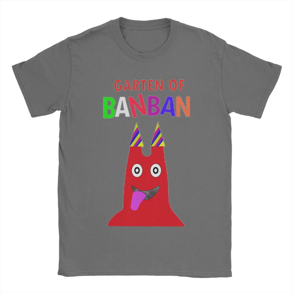 Garten of Banban Friends Characters T Shirts for Unisex Cotton Unique TShirts Round Collar Tees Short Sleeve Tops Gift Idea