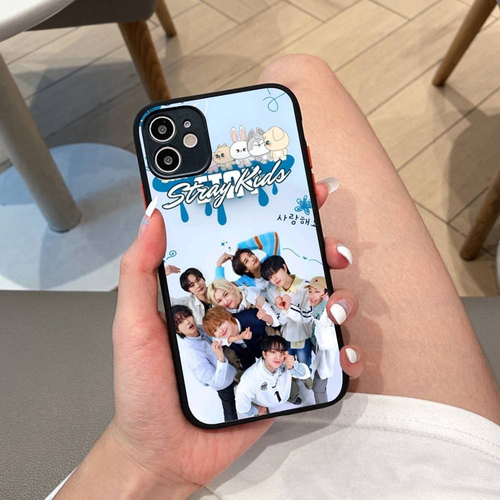 1 шт. Крутой K-pop исполнитель S-stray K-kids Чехол для телефона для IPhone 14 11 12 13 Mini Pro Max 8 7 Plus X XR XS MAX Полупрозрачная матовая крышка