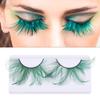 Extra Long Feather Eyelashes Feather False Lashes  Halloween Costume   Anime Cosplay