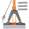 ZNM Sponge Mop Floor Hardwood Floor Floor Cleaning Wet with 3 Replacement Cloths Mop, Mop, Wiper,