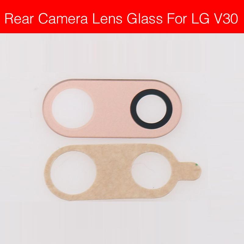 Стеклянный объектив задней камеры для LG V10 Q6 G4 G5 G6 G7 V20 V30 V40 с заменой клейкой наклейки