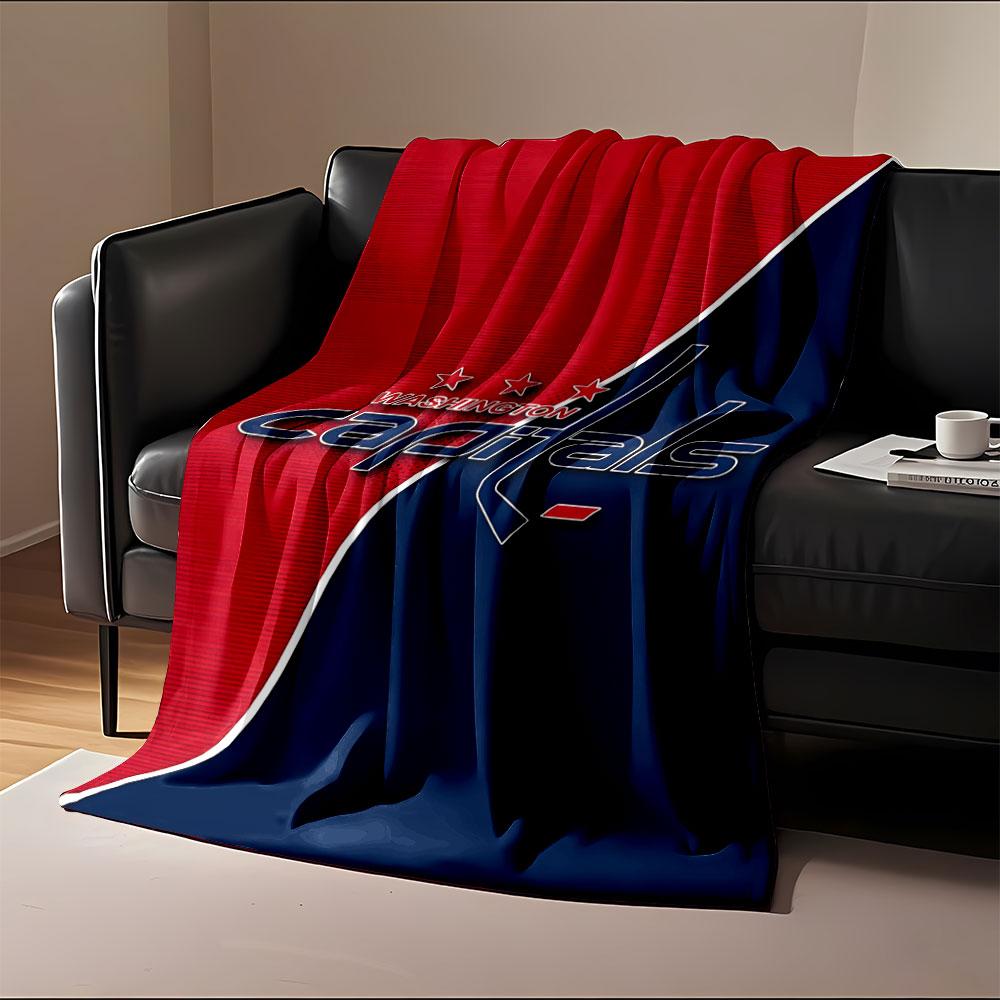 Washington Capitals Logo Blanket print blanket soft and cozy perfect for the living room bed sofa or a nap,gift