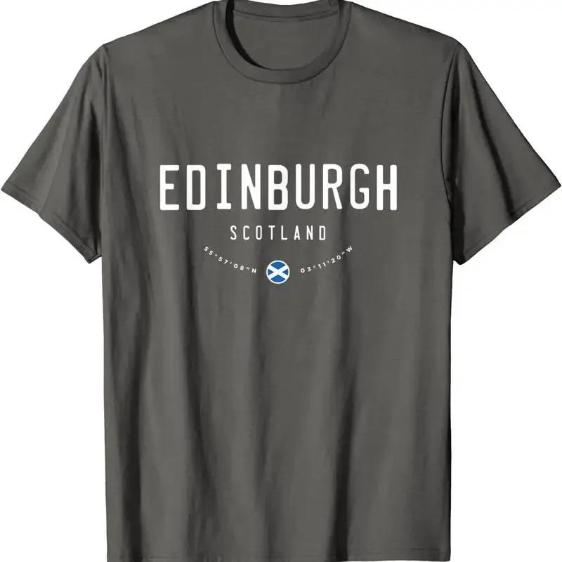 Edinburgh Scotland United Kingdom Uk Flag T Shirt