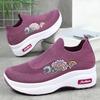 Women's Shoes Thick-soled Height-increasing Shoes Middle-aged and Elderly Shoes Breathable Casual Shoes Single Shoes