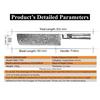 7-дюймовый нож-тесак Накири, нож японского повара, инструмент для приготовления пищи, острое лезвие из дамасской стали, нож для резки овощей