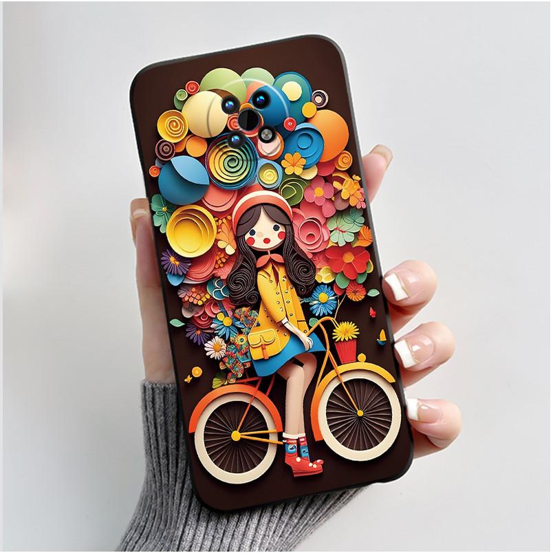 Fashion Jelly Color Black Case For Nokia G50 5G Shockproof Bumper Soft Cover New Design Astronaut Pattern Shell