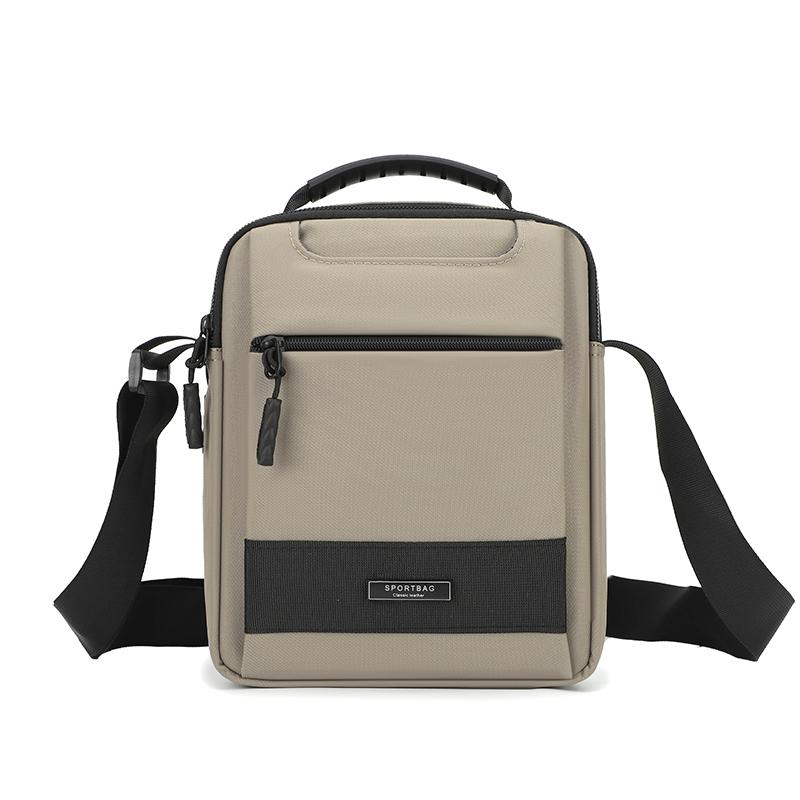 Мужская портативная сумка-мессенджер большой вместимости, вертикальная, модная, многофункциональная, на одно плечо, повседневная деловая дорожная сумка