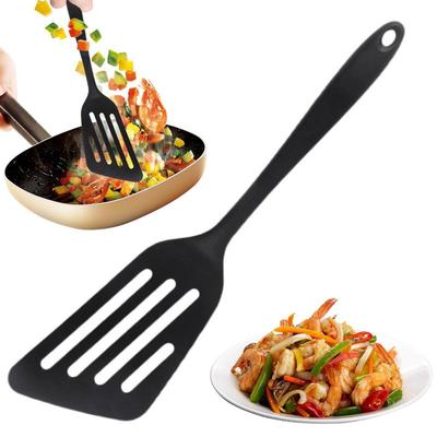 Кухонная силиконовая лопатка с антипригарным покрытием, ложка для сковороды, лопатка для рыбы, яиц, кулинарная лопатка, кухонные инструменты, кухонная утварь, термостойкая