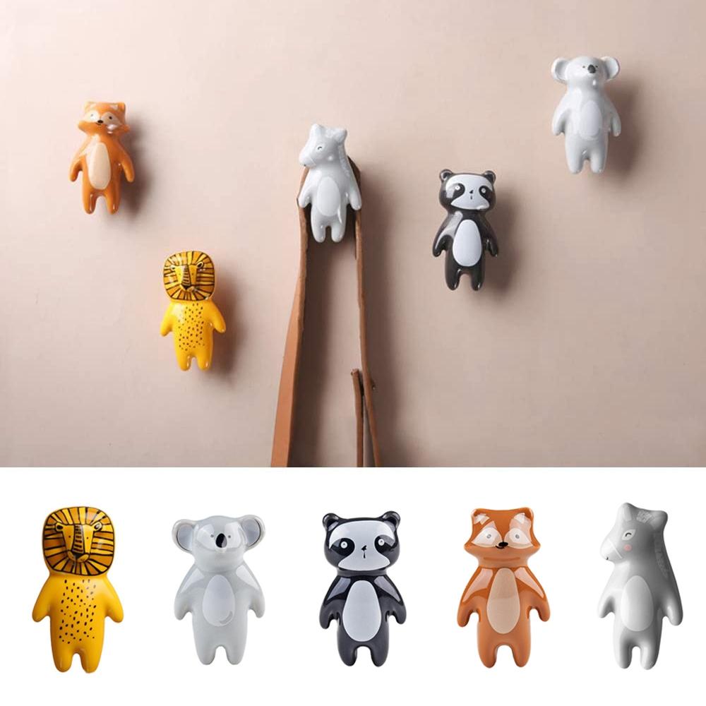Cartoon Home Decor Panda Children's Room Cabinet Handles Drawer Pulls Furniture Hardware Door Knobs