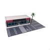 1:64 Parking /64 Diecast Car Display Case Lifelike Collection Multifunctional Diorama Building