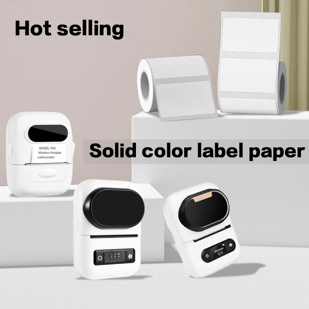 E210/P50/PT-260 Label Printer Sticker Self-Adhesive Thermal Paper, Compatible for Phomemo M110 M220 M200 Machine