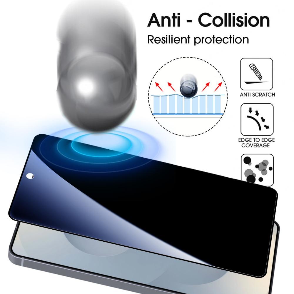 1-3 шт. Защита от подглядывания для Samsung Galaxy S26 S25 S24 Edge Ultra S22 S23 Plus Легкая установка Защитное стекло для экрана с защитой конфиденциальности