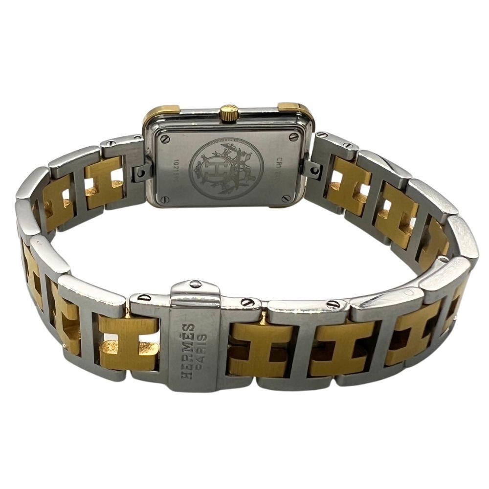 Б/у HERMES Herms CR1.240 Croisiere Combi Кварцевые Женские Часы Оригинал / C1361