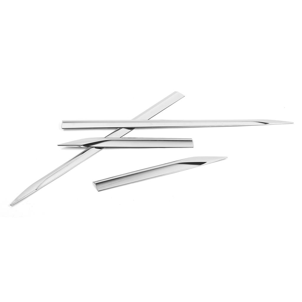 4PCS Car Side Door Body Molding Strips Trim ABS Plating Fit for Harrier Venza XU80 2020 2021