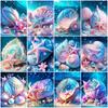5D Diamond Embroidery Fantasy Shell Picture Rhinestones Painting Starfish Cross Stitch Mosaic Landscape Kit Child Gift