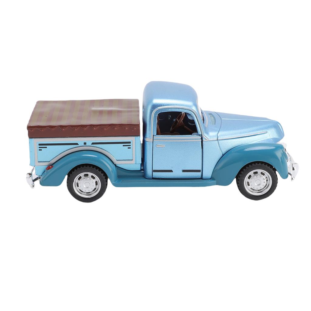 1:Модель пикапа из сплава масштаба 32, детализированная винтажная классическая фигурка грузовика, игрушка для дома, детская коллекция