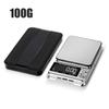 Высокоточные электронные весы 500 г/100 г Цифровые ЖК-дисплей Счет Зарядка через USB Нержавеющие Карманные Кухонные весы