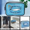 PVC Canned Sardines Makeup Bag Waterproof Zipper Closure Sardine Tin Fish Cosmetic Bag Portable Pencil Case Pouch for Women