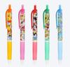 Set of 5 Ballpoint Pens Character Winnie the Peter Snow and More Disney Pens Exclusive (JETSTREAM) - Collection Pooh, Pan, White, (Resort